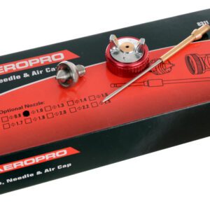 Fúvóka készlet tűvel 1.0 mm Aeropro R100  LVLP mini festékpisztolyokhoz