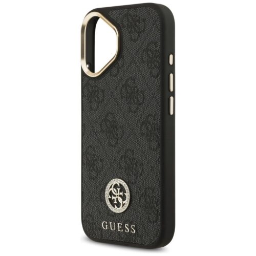 GUESS tok az IPHONE 17-hez kompatibilis a MagSafe GUHMP17SP4GRMDEK (PU W/ 4G Strass Logo) fekete - Image 2