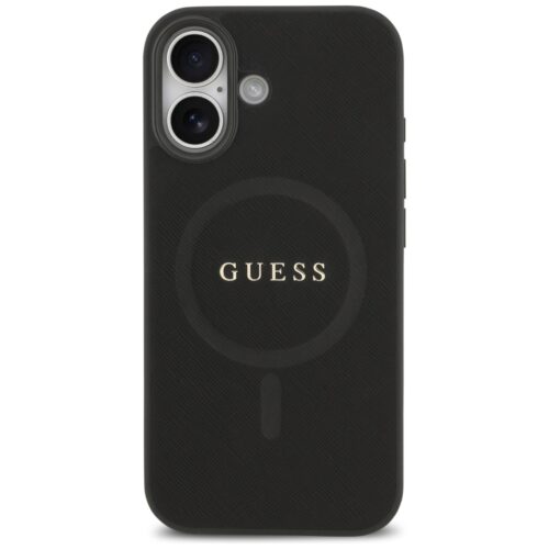 Guess Saffiano klasszikus logós MagSafe tok iPhone 17 Fekete - Image 2