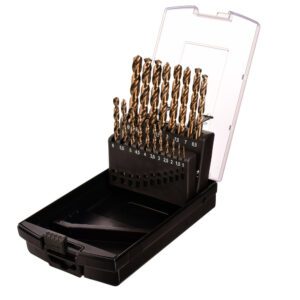HSS-CO kobaltfúró készlet fémhez műanyag tokban 1-10mm (19 darabos)  TC Technic JC1548019