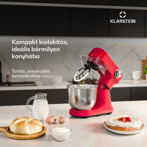Klarstein Bella Evo konyhai robotgép | bolygókeverő rendszer | 3 keverőfelszerelés | 1500 W | 5 l - Image 2