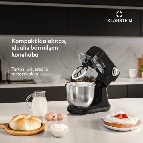 Klarstein Bella Evo konyhai robotgép | bolygókeverő rendszer | 3 keverőfelszerelés | 1500 W | 5 l - Image 2