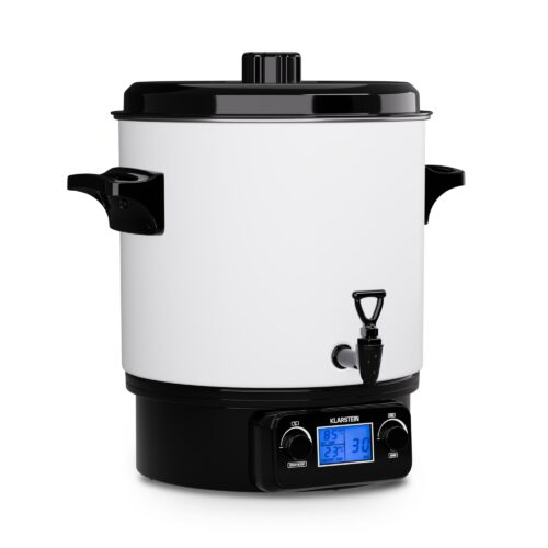 Klarstein Biggie Digital befőzőautomata italadagoló elektromos 27L 1800 W rozsdamentes acél