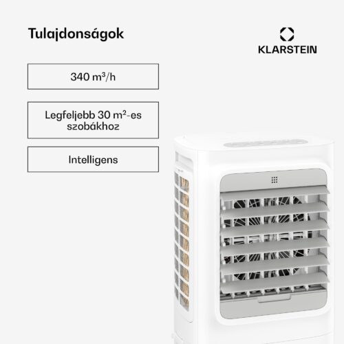 Klarstein Breezcube intelligens léghűtő vízhűtéssel | 340 m³/h | 10 l | 30 m² | 3 üzemmód | 50 W - Image 2