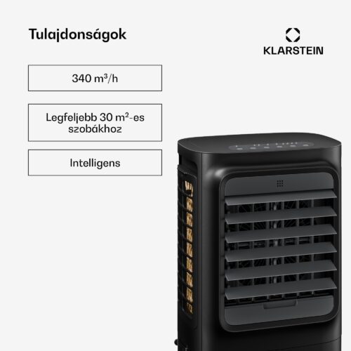 Klarstein Breezcube intelligens léghűtő vízhűtéssel | 340 m³/h | 10 l | 30 m² | 3 üzemmód | 50 W - Image 2
