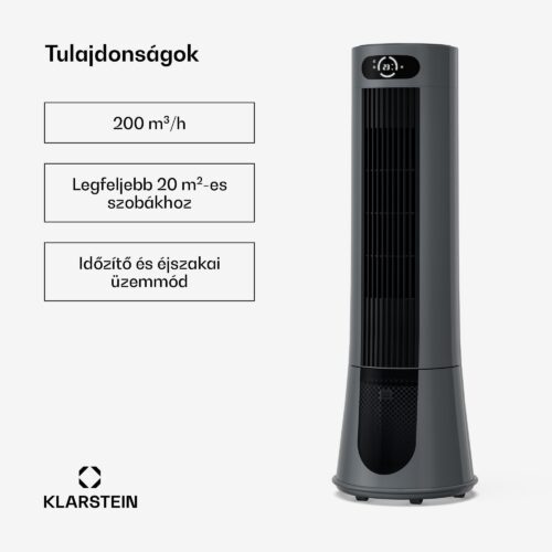 Klarstein Frost léghűtő vízhűtéssel | 200 m³/h | 7 l | 20 m² | 2 hűtőcsomag | 4 üzemmód | 45 W - Image 2