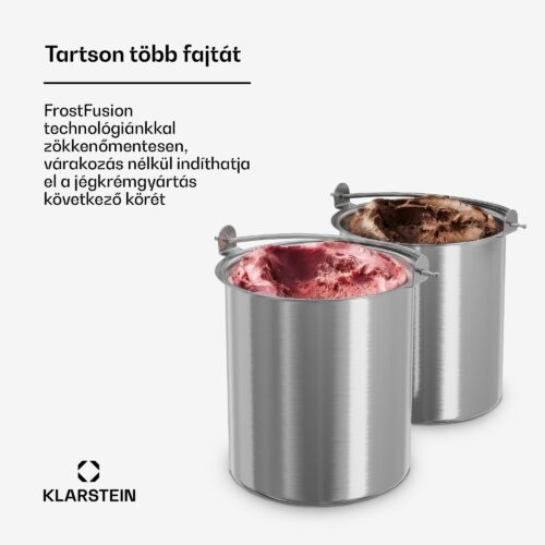 Klarstein FrostFusion jégtartály | 1 liter | rozsdamentes acél | korrózióálló | karcálló | mosogatógépben mosható - Image 2