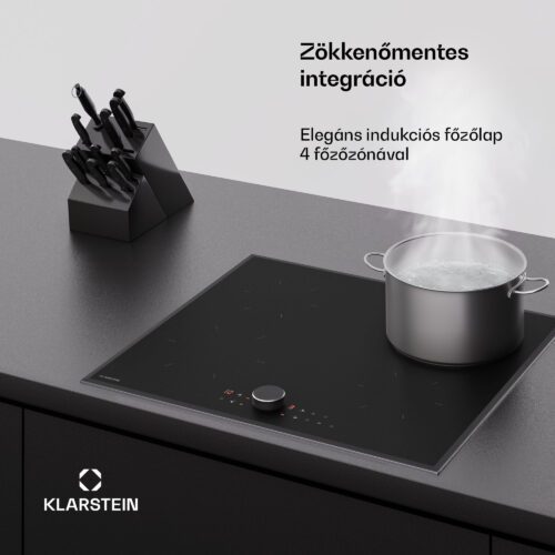 Klarstein Magnichef indukciós főzőlap | 4 főzőzóna | Modern és innovatív | 8200 W | 60 cm - Image 2