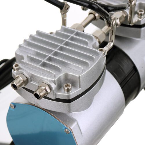 Kétdugattyús kompresszor airbrush festékszórókhoz és vákuumszivattyú egyben TC Technic AS30W - Image 2