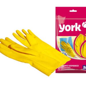 Latex háztartási kesztyű  M  1 pár - YORK - CLEAN HOUSE