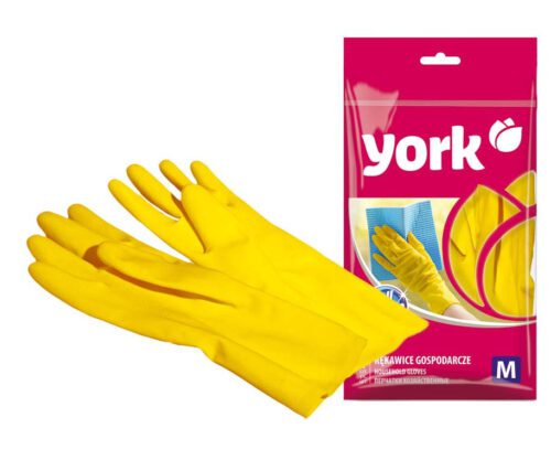 Latex háztartási kesztyű M 1 pár - YORK - CLEAN HOUSE