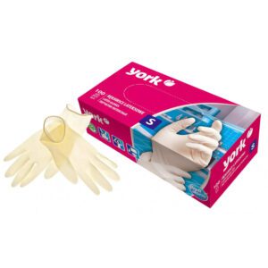 Latex kesztyű S 100db - YORK - CLEAN HOUSE