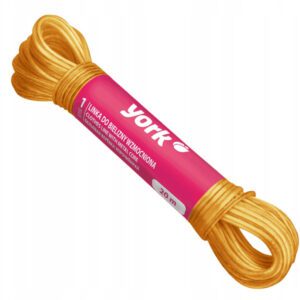 Megerősített ruhaszárító kötél fém maggal 20m - YORK - WELL-KEPT WARDOBE