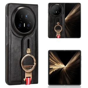 Műanyag telefonvédő (bőr hatású hátlap