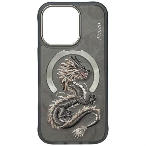 Nimmy Dragon MagSafe-kompatibilis tok iPhone 16 Pro - szürke - Image 2