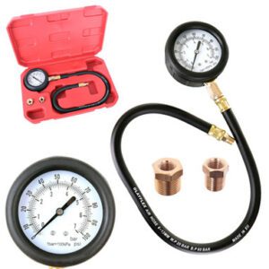 Olajnyomásmérő cserélhető adapterekkel (14 és 18 mm)   TC Technic LT-A1009