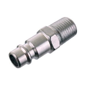 Pneumatikus gyorscsatlakozó dugó 1/4" külső menettel - 1 db (nikkelezett)