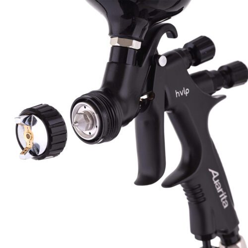 Professzionális mini HVLP szórópisztoly Auarita Nova Light 0.8 mm-es fúvókával (250 ml) - Image 2