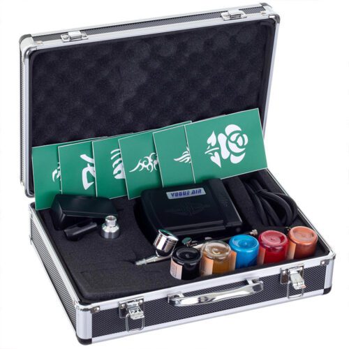 Prémium modellező készlet bőröndben HS08ac-ka (komplett airbrush festőkészlet) - Image 2