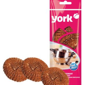 Réz bevonattal rendelkező hálós súroló 3 db - YORK