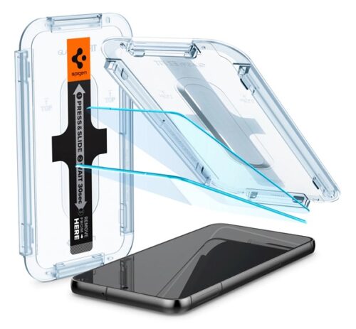 SPIGEN EZ FIT képernyővédő üveg 2db (2.5D