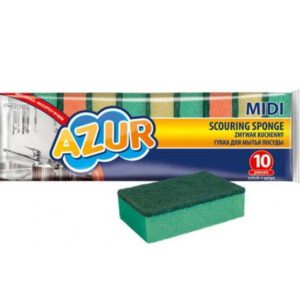 Súrolószivacs MIDI 10 db AZUR - YORK