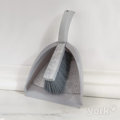 Szemeteslapát gumiszegéllyel és kefével LOFT - YORK - CLEAN HOUSE - Image 2