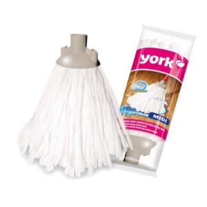Szintetikus MOP fej fehér 1db MIDI - YORK - CLEAN HOUSE