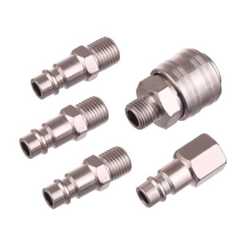 TC Technic pneumatikus csatlakozó készlet 1/4" - 5 részes (1 aljzat + 4 dugó) - CK-001K