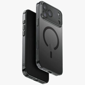 UNIQ Airsuit tok iPhone 17 Pro Max Magclick töltés Fekete
