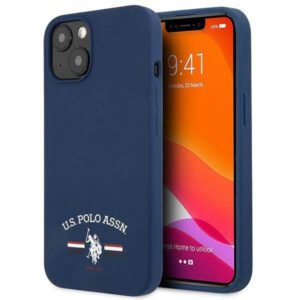 US Polo USHCP13MSFGV iPhone 13 6.1" Tengerészkék Szilikon kollekció tok