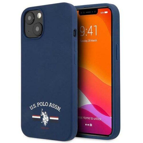 US Polo USHCP13MSFGV iPhone 13 6.1" Tengerészkék Szilikon kollekció tok