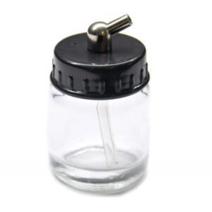 Üveg airbrush festékszóró tartály 22 ml