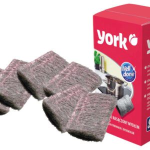 Acélgyapot szappannal 6 db - YORK