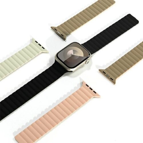 Araree Szilikon Link Apple Watch szíj 38/40/41mm Fekete-szürke AR70-01908A - Image 2