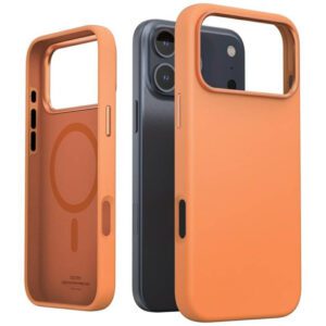 Araree Typo Skin M MagSafe tok iPhone 17 Pro Max narancssárga színű tokhoz
