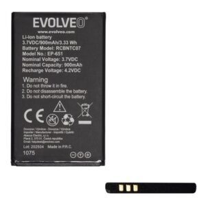 EVOLVEO akku 900mAh LI-ION Evolveo EP-650 EasyPhone XD