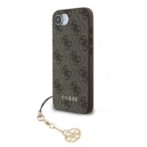 GUESS 4G CHARMS műanyag telefonvédő (textil hátlap