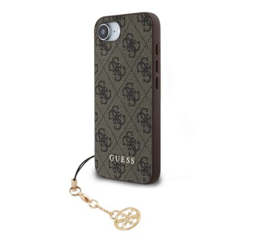 GUESS 4G CHARMS műanyag telefonvédő (textil hátlap