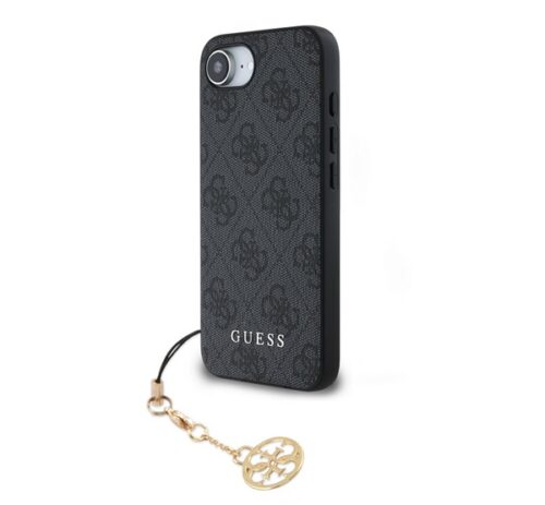 GUESS 4G CHARMS műanyag telefonvédő (textil hátlap