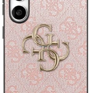 GUESS tok a SAMSUNG S25 FE készülékhez GUHCS25FE4GMGPI (PU bőr 4G fém logó) rózsaszínű