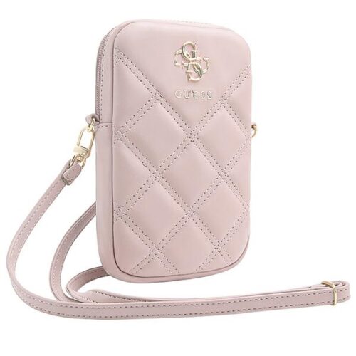 Guess GUWBZPSQSSGP Zip Quilted 4G táska - rózsaszín - Image 2