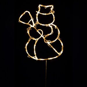 HOME KID507WW LED-es hóember ablakdísz