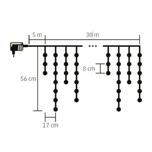 30 m / 900 db hidegfehér LED
