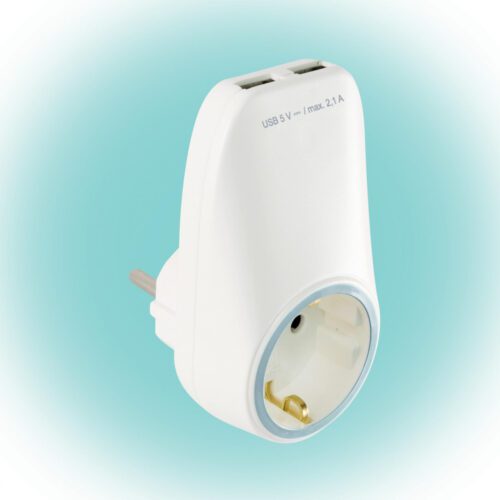 Home NV 2100 USB hálózati aljzat USB töltőaljzatokkal