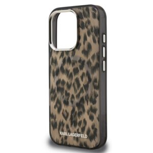 KARL LAGERFELD IML LEOPARD MAGSAFE szilikon telefonvédő (ütésállóság