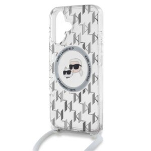 KARL LAGERFELD IML MONOGRAM CROSSBODY K&CH HEADS MAGSAFE szilikon telefonvédő (ütésállóság