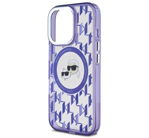 KARL LAGERFELD IML MONOGRAM K&CH HEADS MAGSAFE szilikon telefonvédő (ütésállóság