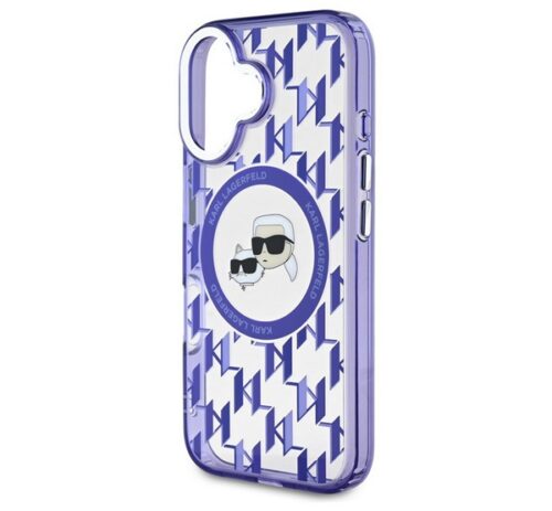 KARL LAGERFELD IML MONOGRAM K&CH HEADS MAGSAFE szilikon telefonvédő (ütésállóság
