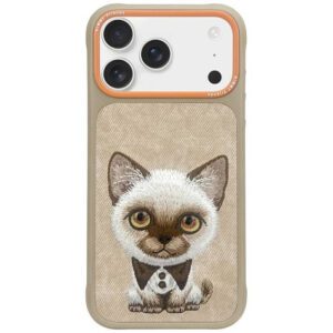 Nimmy Big Eyed Pet 2.0 Cat tok iPhone 17 - bézs